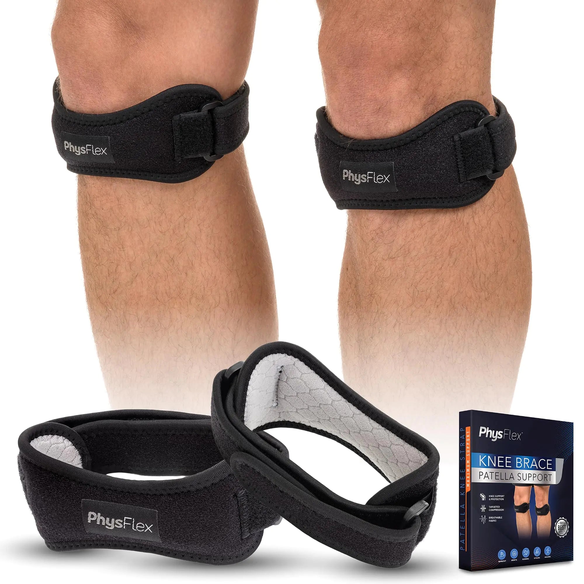 Patella Stabiliser Knee Brace – Lightweight, Adjustable & Non-Slip Support for Active Lifestyles