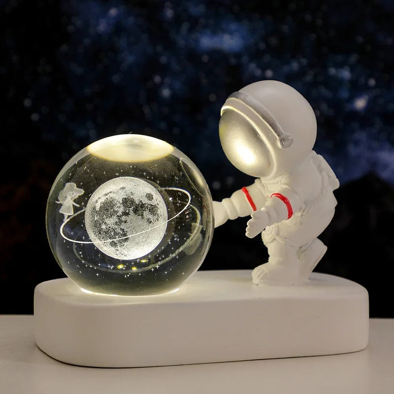 Galactic Dreams Astronaut Night Light