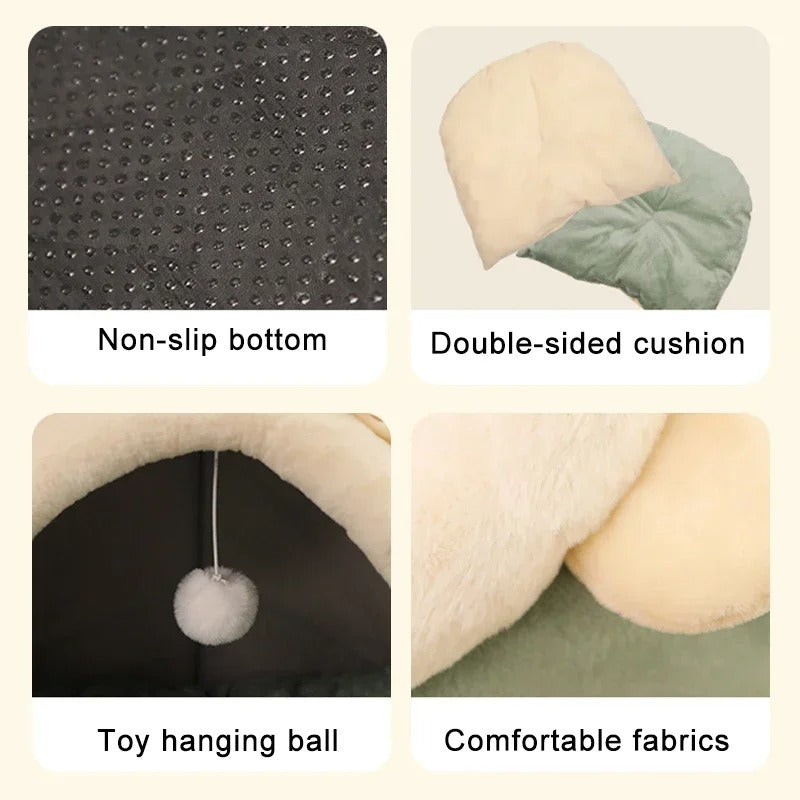 Cat Hideaway Villa: Washable Comfort House